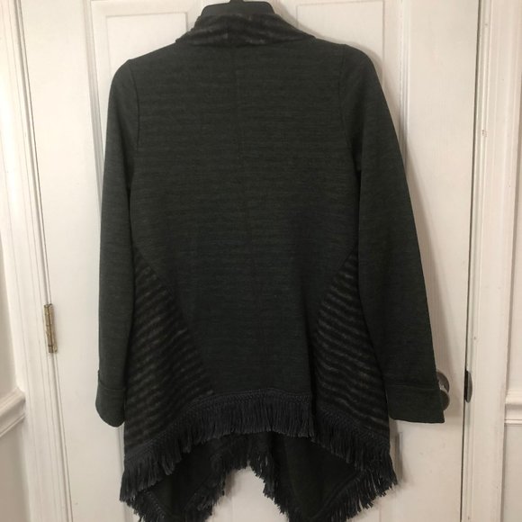 Anthro Saturday Sunday Elise Open Fringe Cardigan - Picture 8 of 9